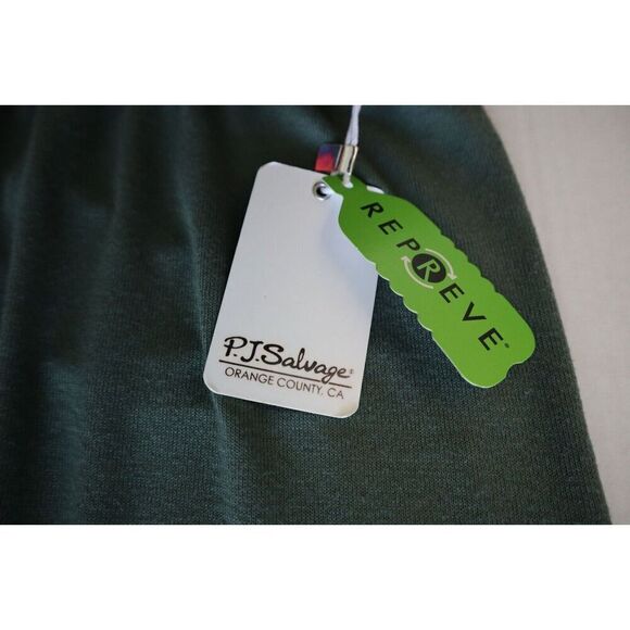 P.J. Salvage RZRLP Women's Sz Small Sage Green Jersey Pajama Lounge Pants - Picture 4 of 8